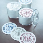 monogram coasters